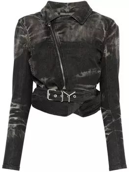 Джинсовая куртка Y/Project с запахом, черный