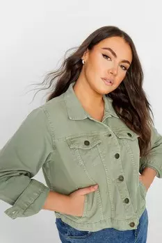 Джинсовая куртка Yours, зеленый