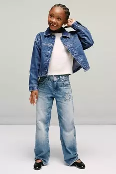 Джинсовая куртка ZARA, синий