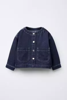 Джинсовая куртка ZARA, синий