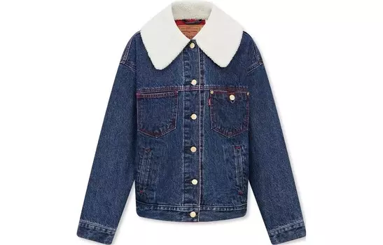 Джинсовая куртка женская джинсовая синяя Levi’S