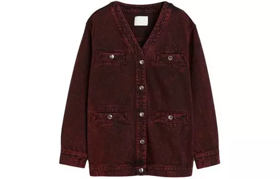 Джинсовая куртка женская H&M, черный