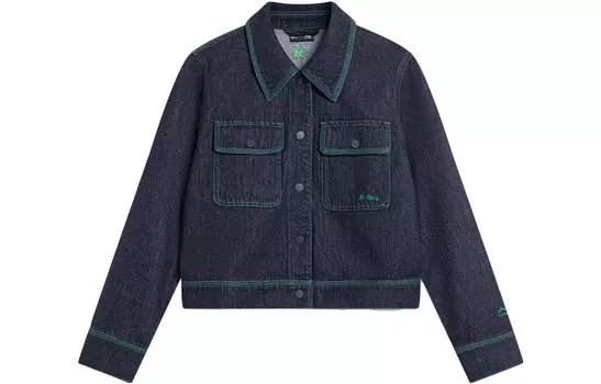 Джинсовая куртка женская LiNing Sports Life Collection, цвет синий