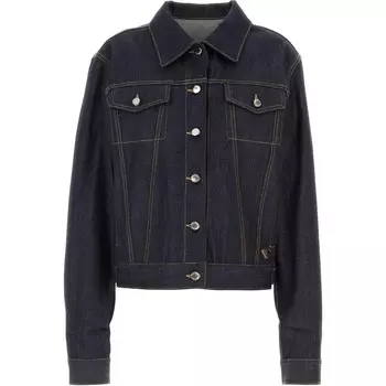 Джинсовая куртка женская синий Prada