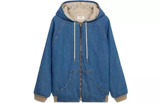 Джинсовая куртка женская синяя Celine