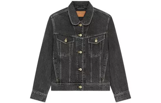 Джинсовая куртка женская темно-серые KENZO, темно-серый