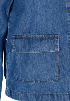 Джинсовая куртка Zizzi, синий деним