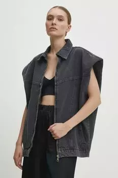 Джинсовая майка Answear Lab, серый