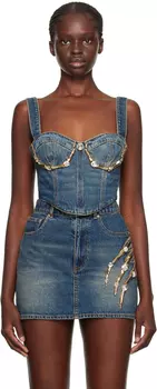 Джинсовая майка AREA Blue Claw Cup