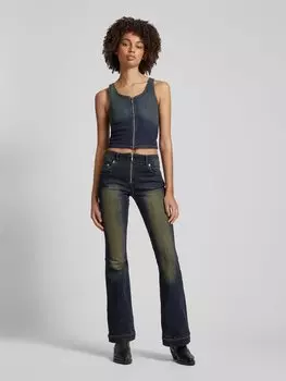 Джинсовая майка на молнии, модель «Редондо» WEEKDAY