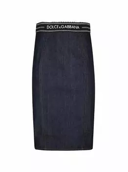 Джинсовая миди-юбка Dolce&Gabbana