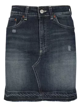 Джинсовая мини-юбка DONDUP, синий