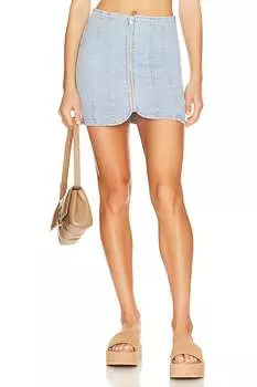 Джинсовая мини-юбка Layla в цвете Starwash Free People