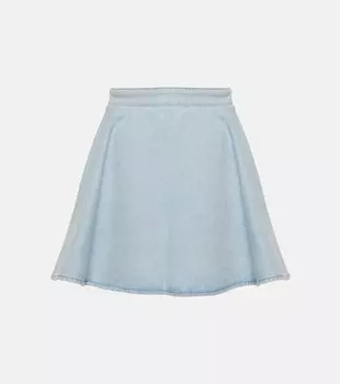 Джинсовая мини-юбка Nina Ricci, синий