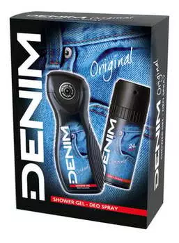 Джинсовая, Оригинал, подарочный набор косметики, 2 шт., Denim