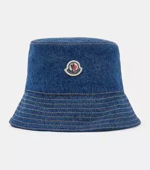 Джинсовая панама Moncler, синий