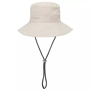 Джинсовая панама с вышитым логотипом GANNI