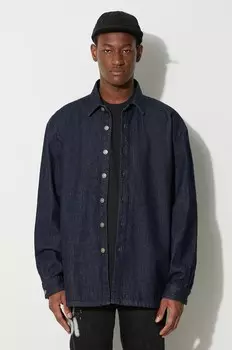 Джинсовая рубашка 424, темно-синий