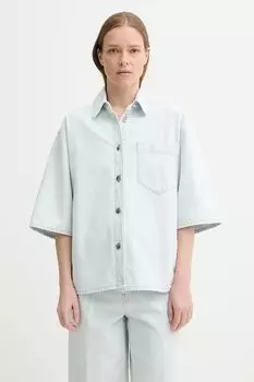 Джинсовая рубашка Abbott Aeron, синий