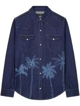 Джинсовая рубашка Alanui Kerala, синий
