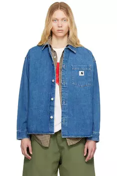 Джинсовая рубашка Alta Carhartt Work In Progress, синий