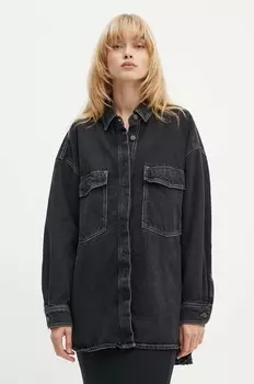 Джинсовая рубашка American Vintage, черный