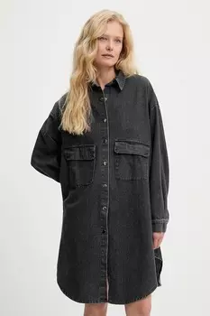 Джинсовая рубашка Answear.Lab, черный