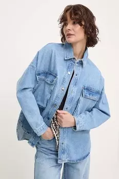 Джинсовая рубашка Answear Lab, синий