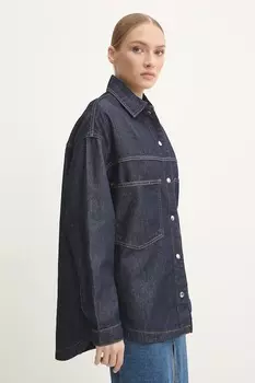 Джинсовая рубашка Answear.Lab, темно-синий