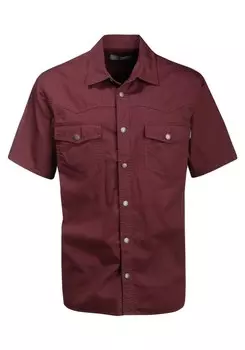 Джинсовая рубашка ARIZONA Regular fit Button Up Shirt, бордовый