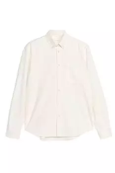Джинсовая рубашка Arket, экрю