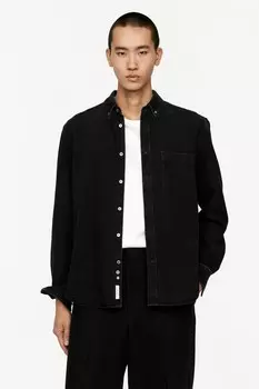 Джинсовая рубашка Arket, черный