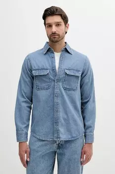 Джинсовая рубашка Armani Exchange, синий