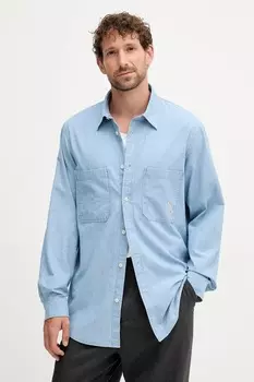 Джинсовая рубашка Armani Exchange, синий