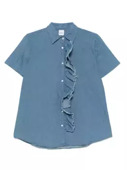 Джинсовая рубашка ASPESI, синий