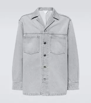 Джинсовая рубашка Bottega Veneta, Light Grey