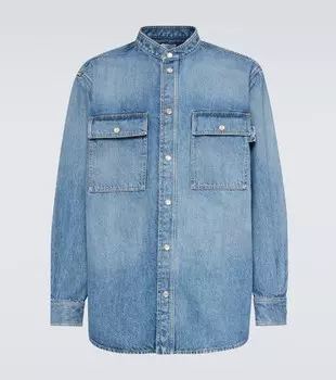 Джинсовая рубашка Bottega Veneta, Mid Blue