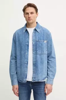 Джинсовая рубашка Calvin Klein Jeans, синий