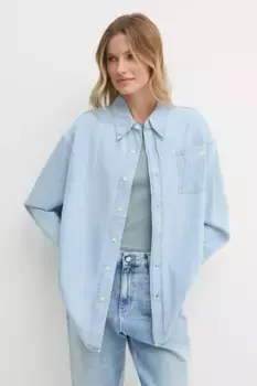 Джинсовая рубашка Calvin Klein Jeans, синий