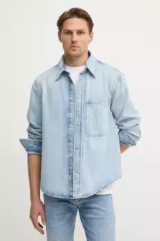 Джинсовая рубашка Calvin Klein Jeans, синий