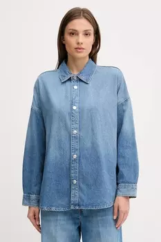 Джинсовая рубашка Calvin Klein Jeans, синий