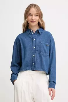 Джинсовая рубашка Calvin Klein Jeans, синий