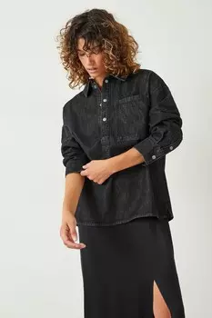 Джинсовая рубашка Daya Hush, черный