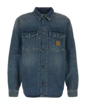 Джинсовая рубашка для мужчин Carhartt Wip, синий