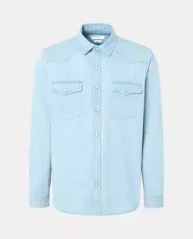 Джинсовая рубашка для мужчин Green Coast, нежно-синий