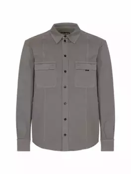 Джинсовая рубашка Dolce&Gabbana, серый