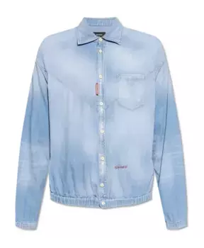 Джинсовая рубашка Dsquared2, синий