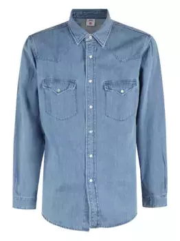 Джинсовая рубашка Edwin, синий