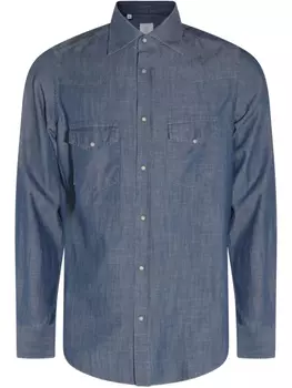 Джинсовая рубашка Eleventy, синий
