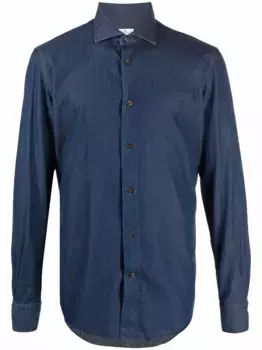 Джинсовая рубашка ETRO, синий